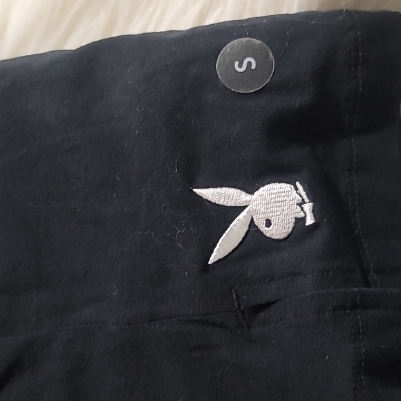 Playboy X Pacsun Cute Mini Black Logo Skirt - Picture 2 of 3